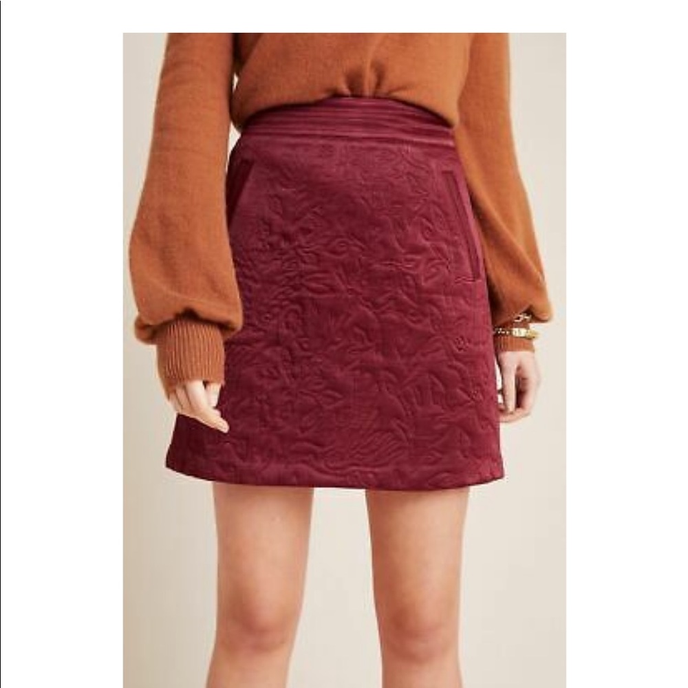 Maeve by Anthropologie mini Quilted Skirts